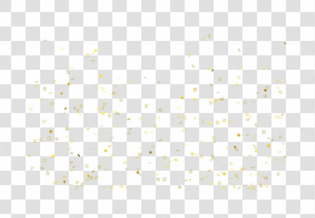 Confete PNG com fundo transparente