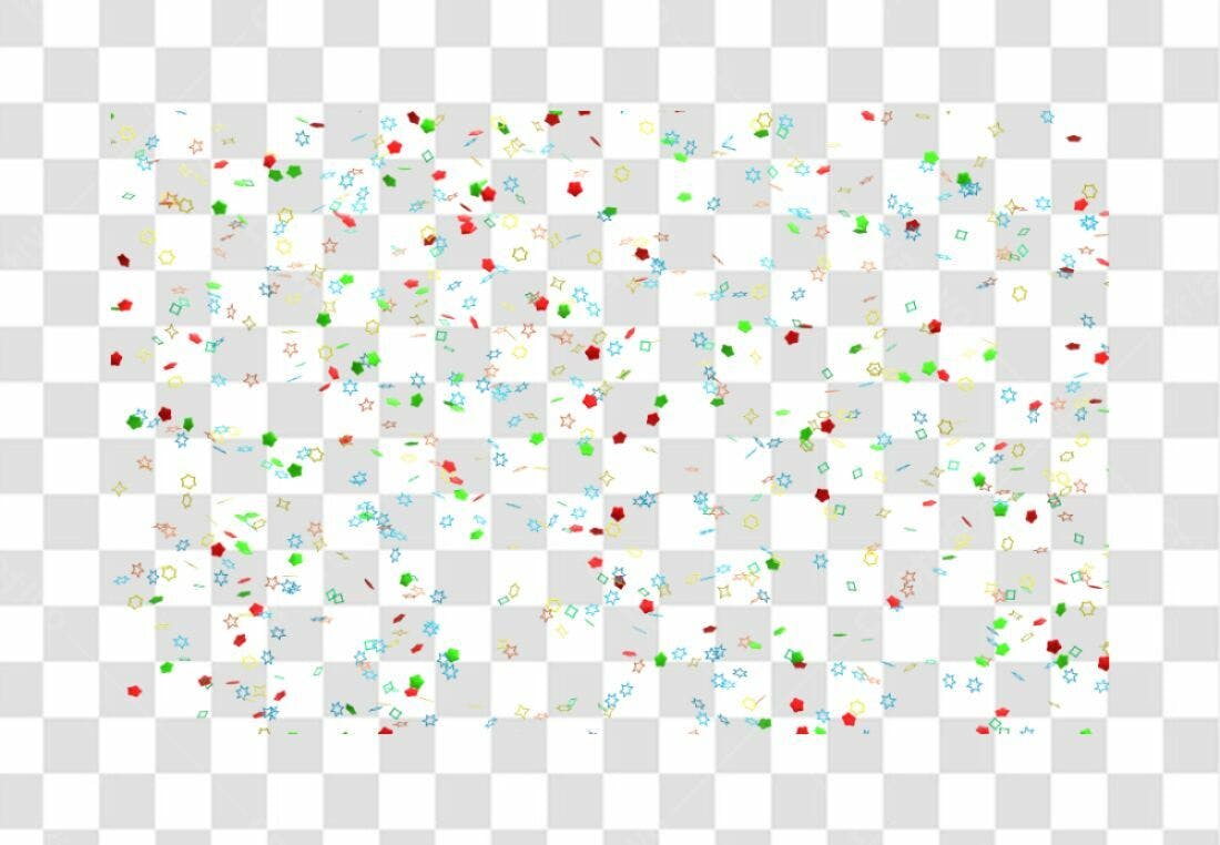 PNG Confetes Festa com fundo transparente