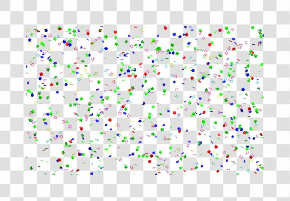 PNG Confetti Festa com fundo transparente