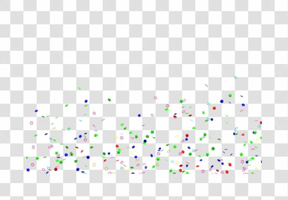 Decoração de Convite Estrelas PNG com fundo transparente