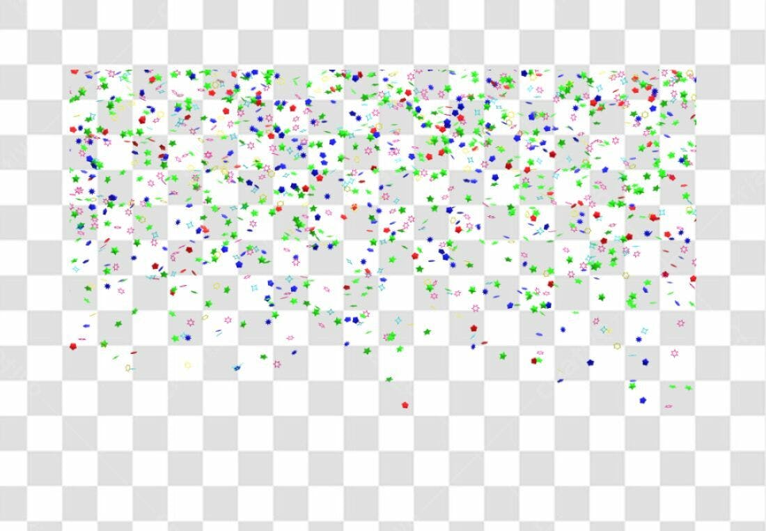 PNG Confetes Festa com fundo transparente