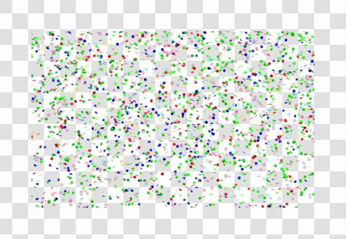 PNG Confetti Festa com fundo transparente