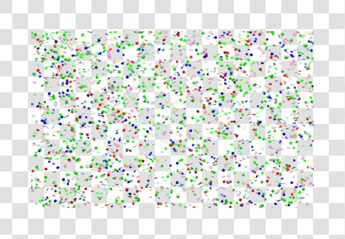 PNG Confetes Festa com fundo transparente
