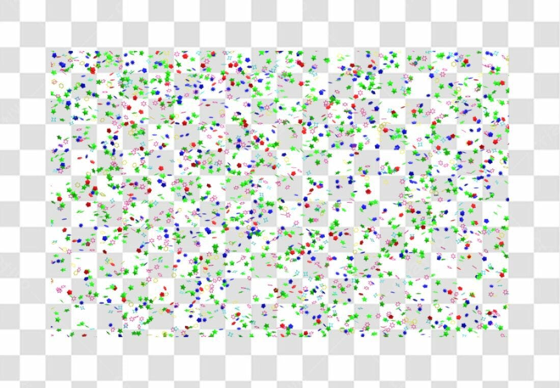 PNG Confetes Festa com fundo transparente