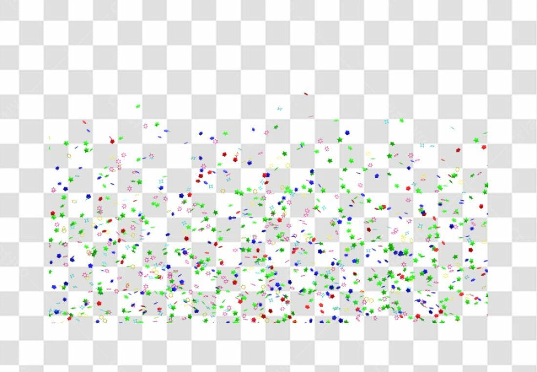 PNG Confetti Festa Aniversario com fundo transparente