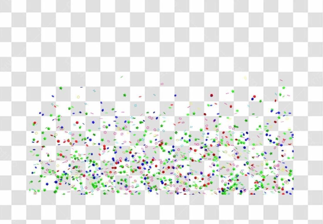 PNG Confetes Festa com fundo transparente