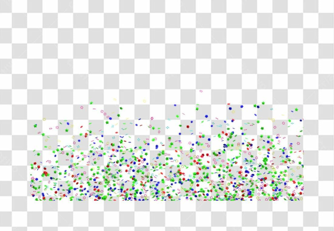 Confete Festa PNG com fundo transparente