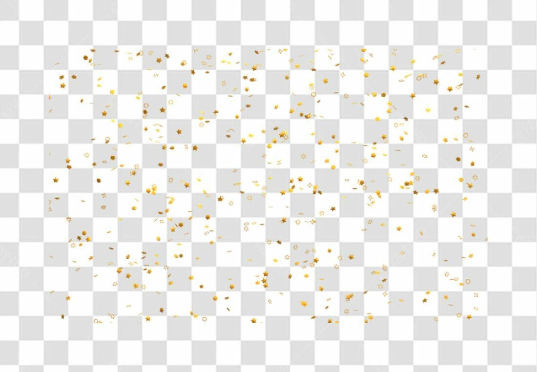 Confete PNG com fundo transparente