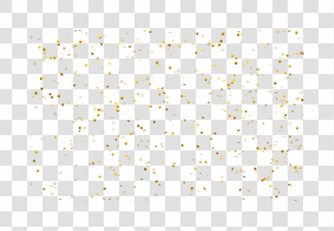 Confete PNG com fundo transparente