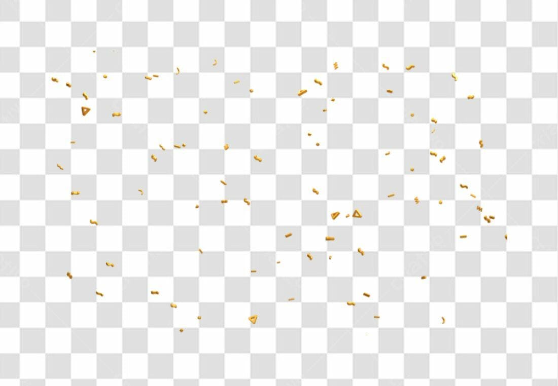 Icone Confeito Dourado PNG com fundo transparente