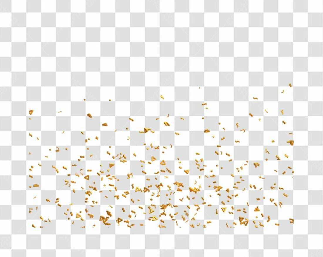 Icone Celebração Dourada PNG com fundo transparente