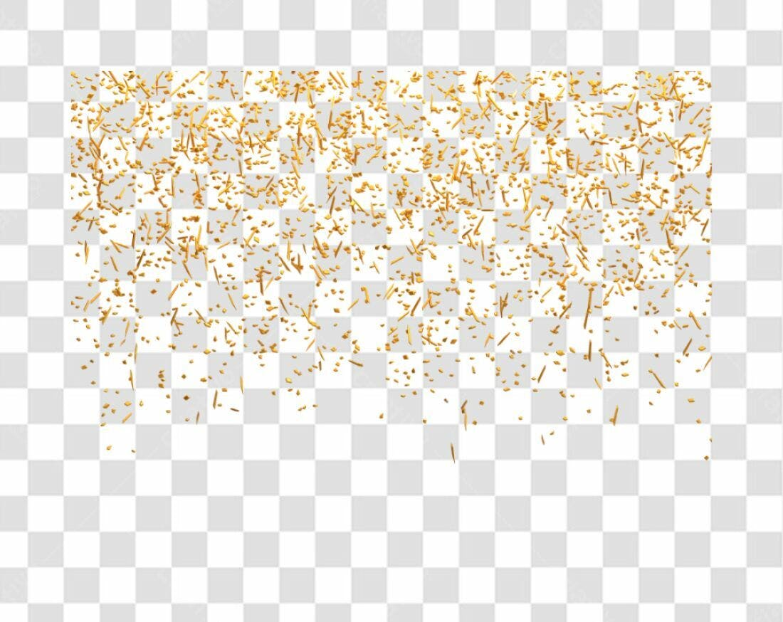 Confete PNG com fundo transparente