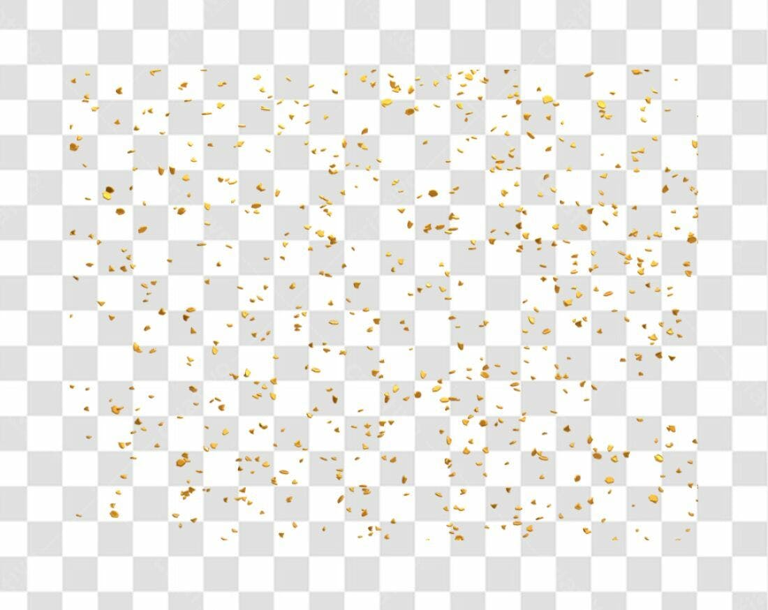 Icone Confeito Dourado PNG com fundo transparente