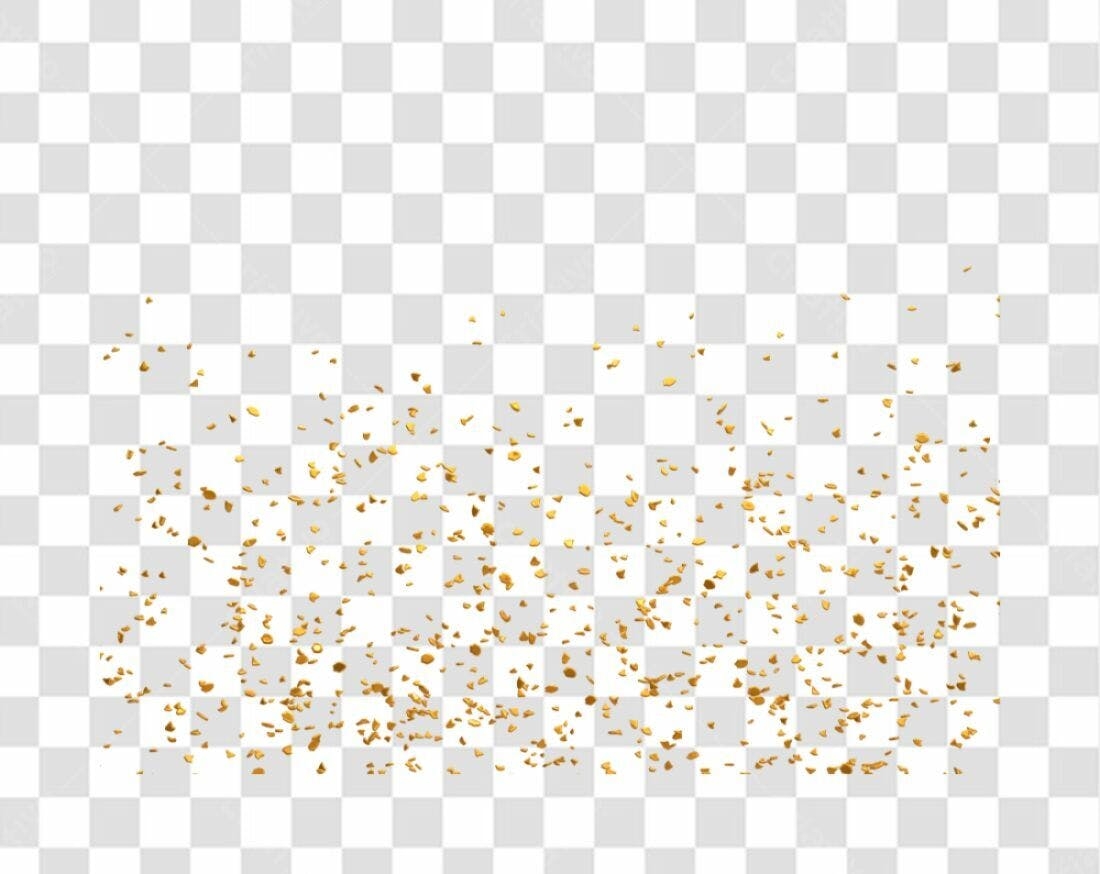 Icone Confeito Ouro PNG com fundo transparente