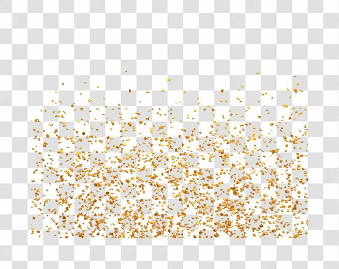 Icone de Confeito Dourado PNG com fundo transparente