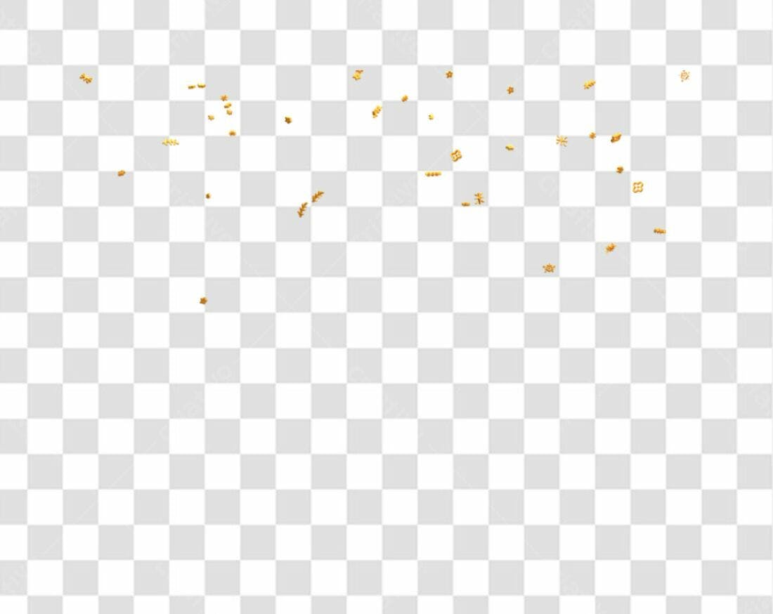 Icones de Confeito Dourado PNG com fundo transparente