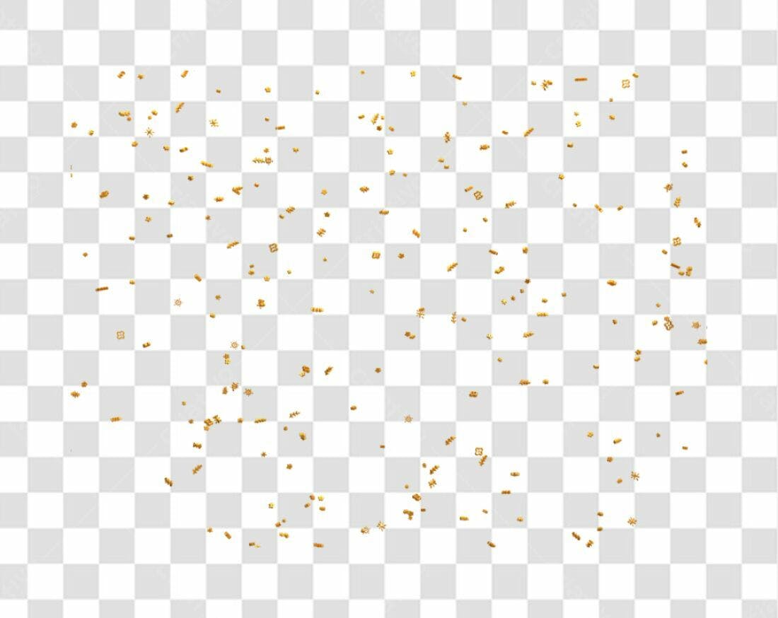 Icone Confeito Dourado PNG com fundo transparente