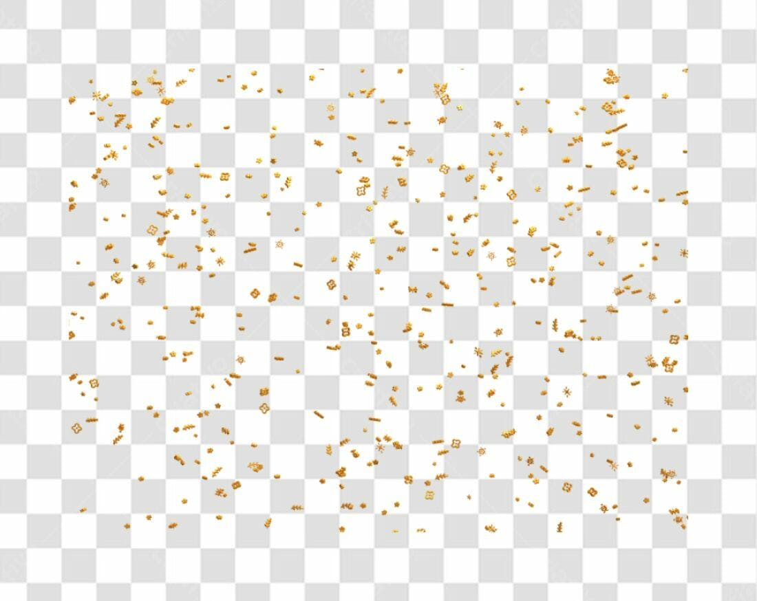 Confete PNG com fundo transparente