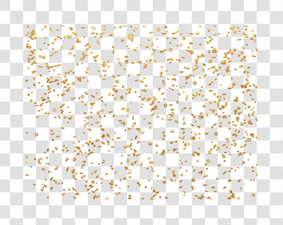 Confete PNG com fundo transparente