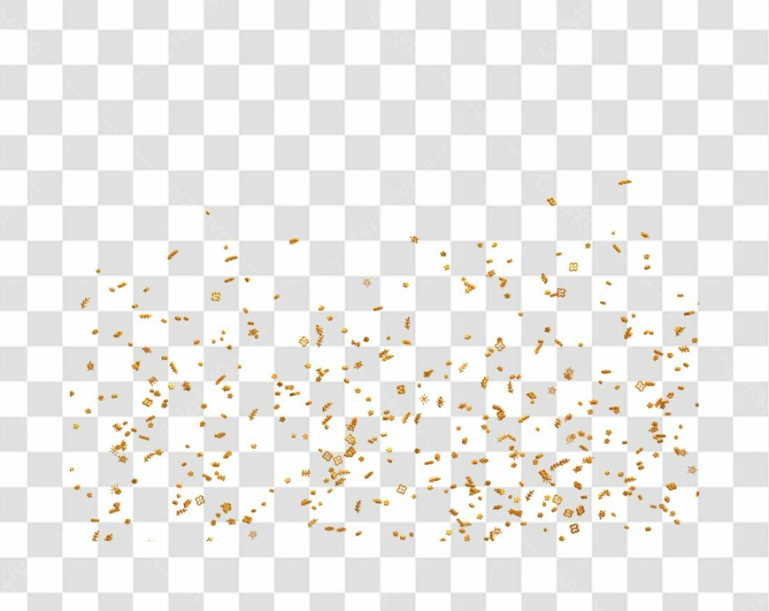 Confete PNG com fundo transparente
