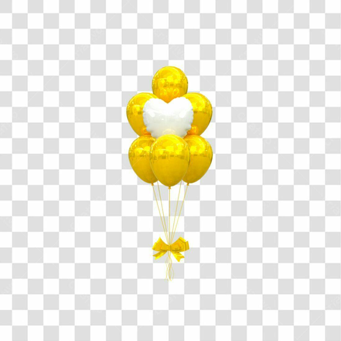 Icone Balões Festa Aniversário PNG com fundo transparente