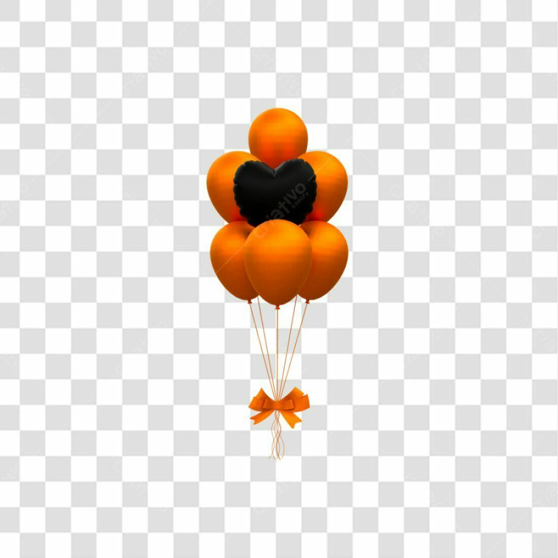 Icone Balões Dia dos Namorados PNG com fundo transparente