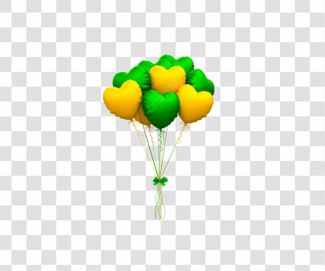 Icone Balões Dia dos Namorados PNG com fundo transparente