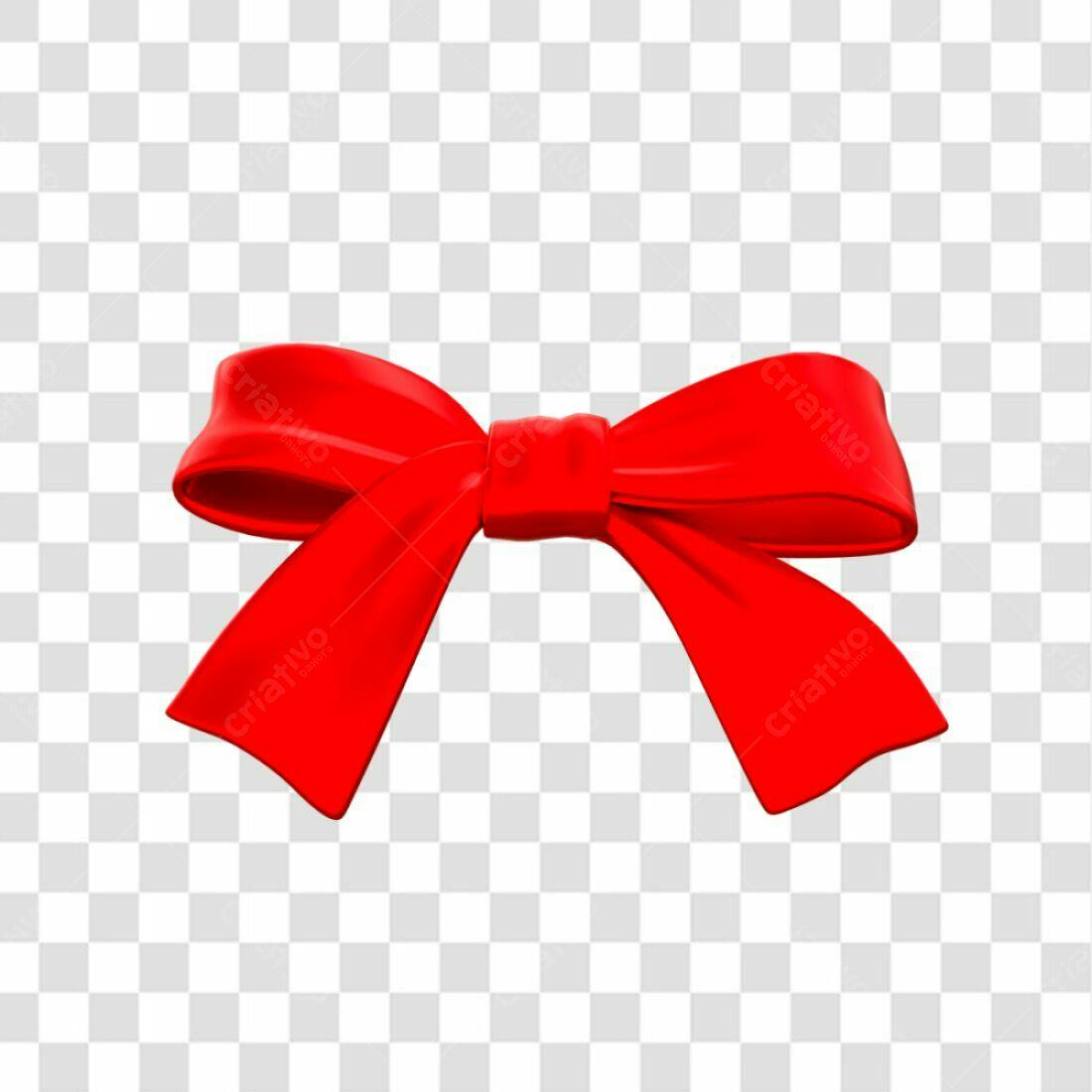 Icone Laço Vermelho Natal PNG com fundo transparente