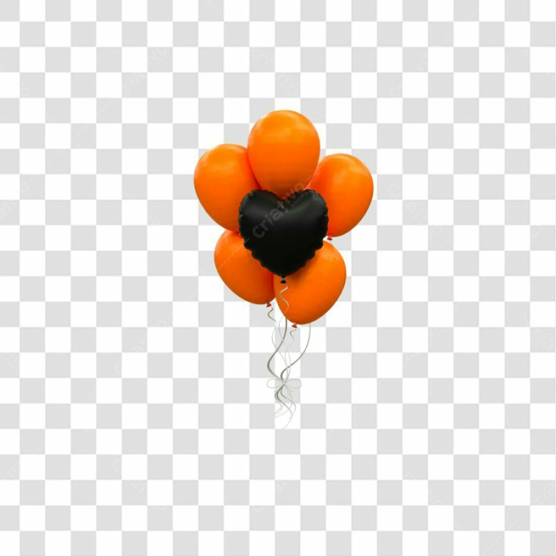 Icone Balões Halloween PNG com fundo transparente