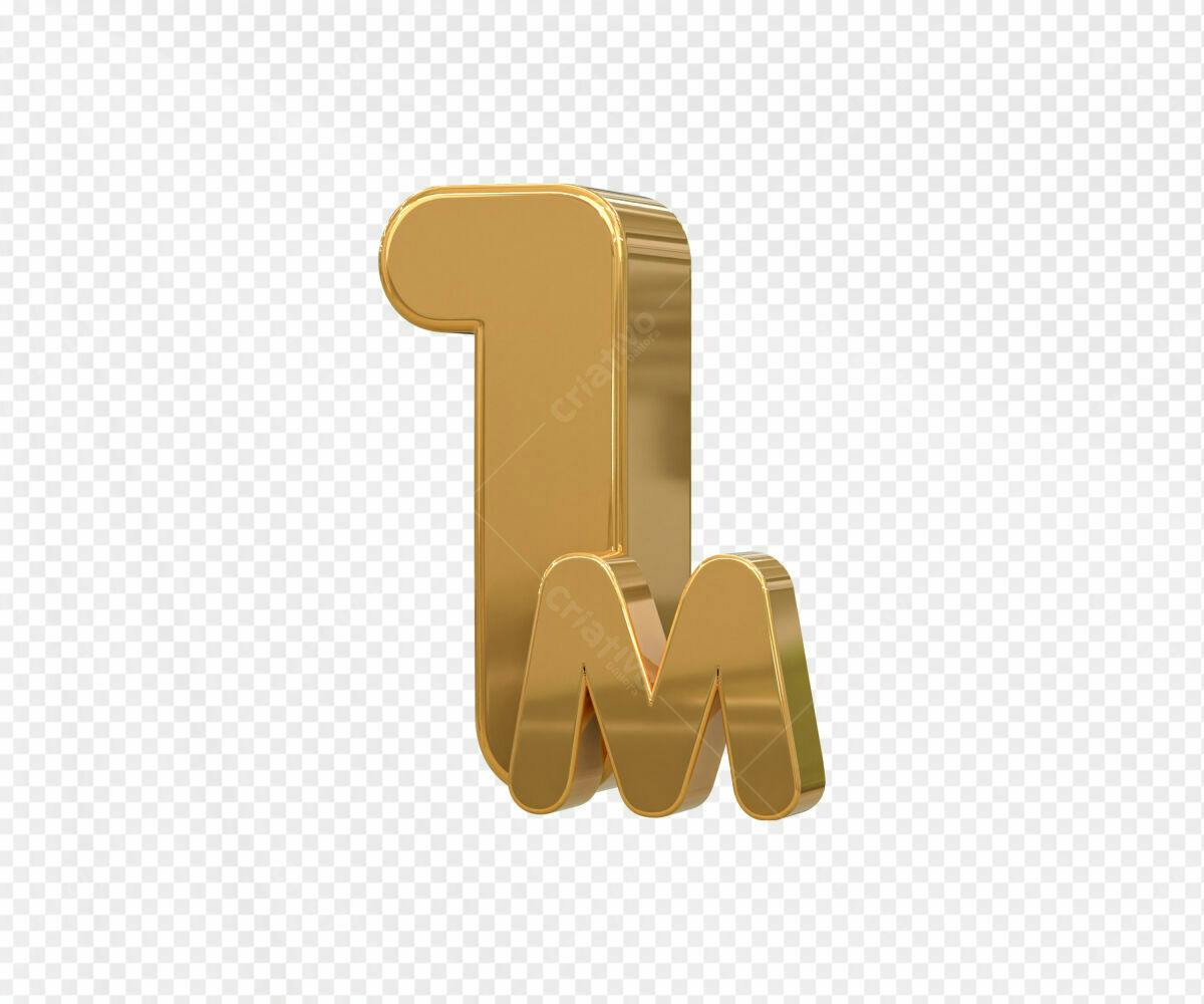 Selo 3D de premiação dourado 3D