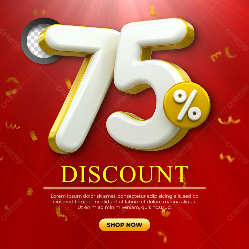 Special Offer Sale Discount Sale Tags 3D Number Concept Discount Promotion Sale Offer