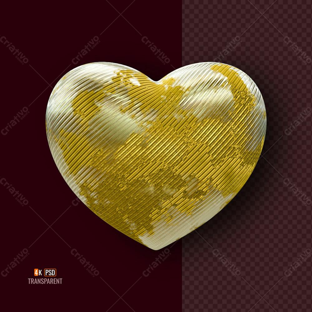 3D Rendering Happy Valentine&#39;S Day Instagram Or Social Media Post With Heart Icon