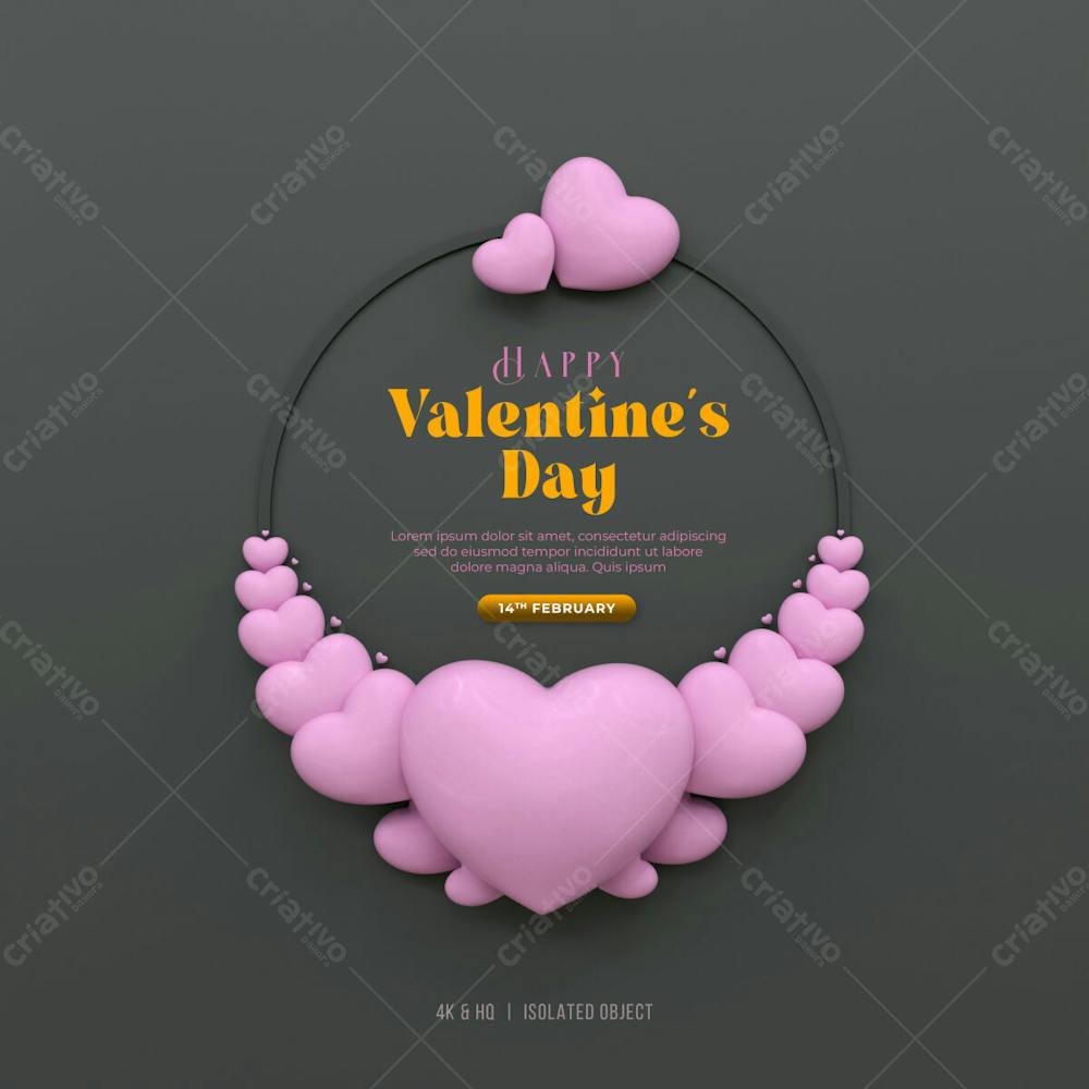 Happy Valentine&#39;S Day Instagram Or Social Media Post Story Day