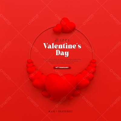 Happy Valentine&#39;S Day Instagram Or Social Media Post Story Day