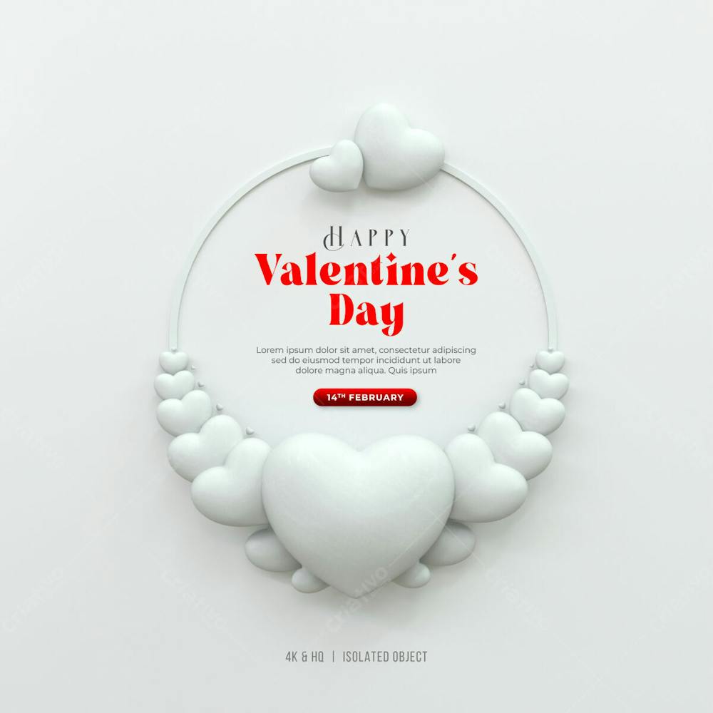 Happy Valentine&#39;S Day Instagram Or Social Media Post Story Day
