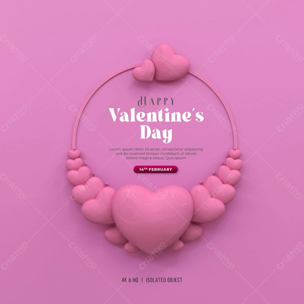 Happy Valentine&#39;S Day Instagram Or Social Media Post Story Day