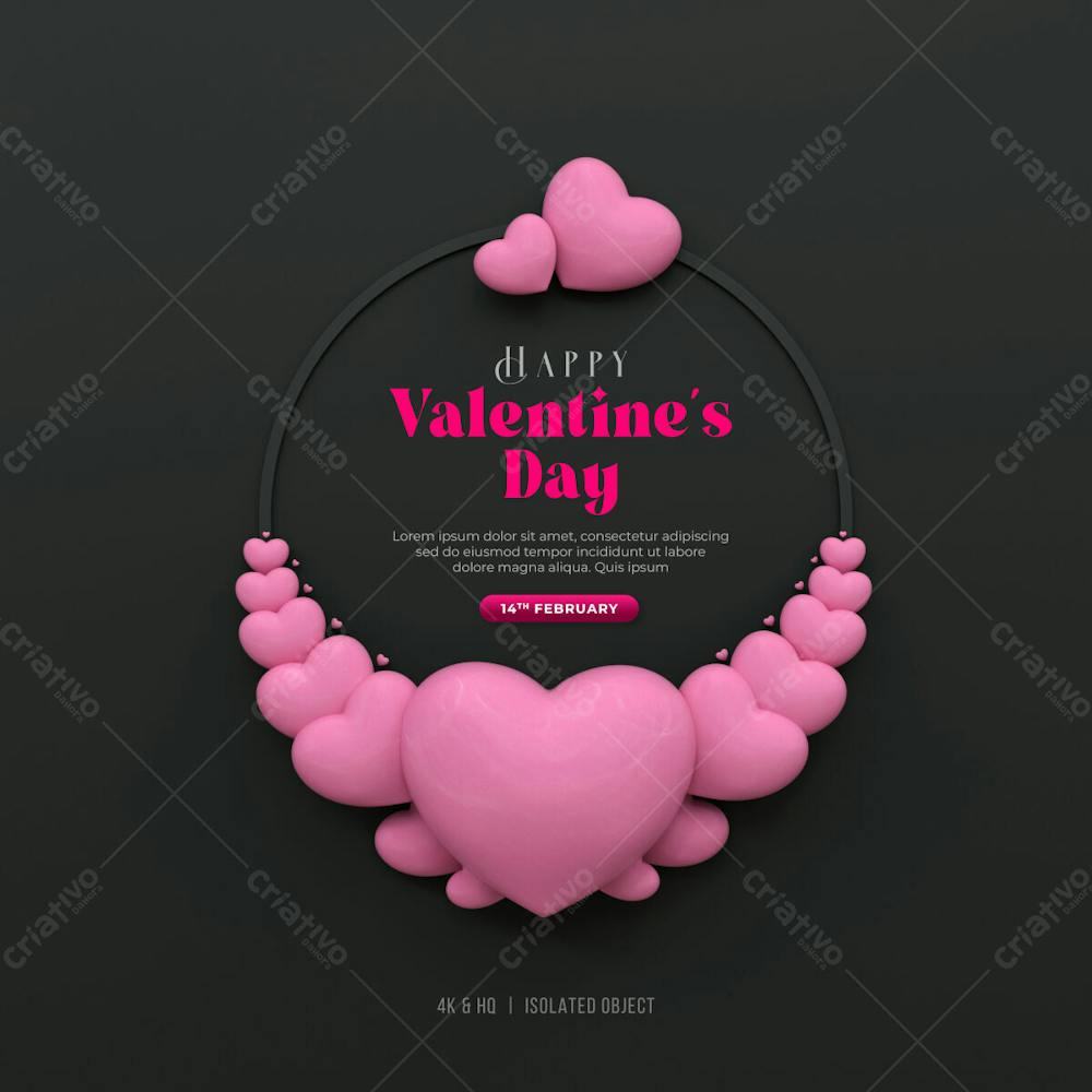 Happy Valentine&#39;S Day Instagram Or Social Media Post Story Day