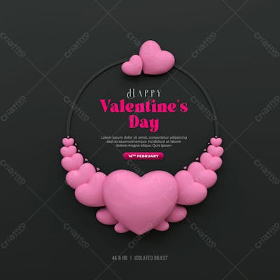 Happy Valentine&#39;S Day Instagram Or Social Media Post Story Day