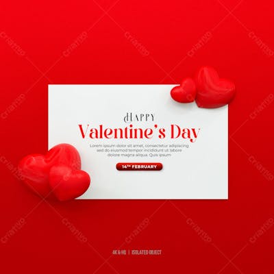 Happy Valentine&#39;S Day Instagram Or Social Media Post Story Day