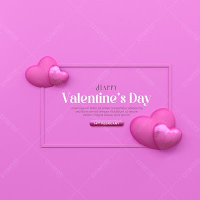 Happy Valentine&#39;S Day Instagram Or Social Media Post Story Day