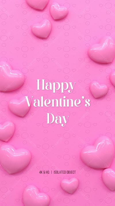 Happy Valentine&#39;S Day Instagram Or Social Media Post Story Day