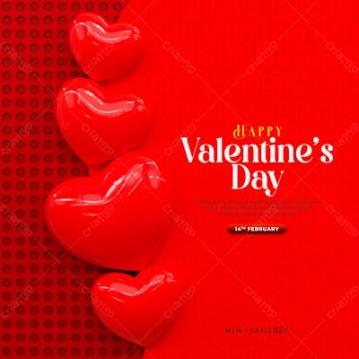 Happy Valentine&#39;S Day Instagram Or Social Media Post Story Day