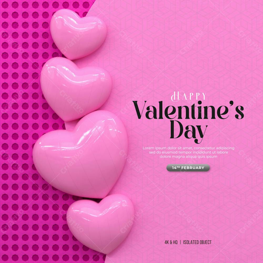 Happy Valentine&#39;S Day Instagram Or Social Media Post Story Day