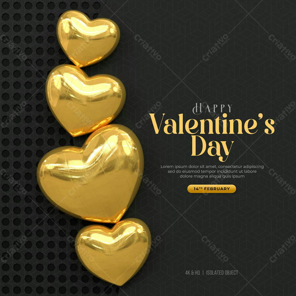 Happy Valentine&#39;S Day Instagram Or Social Media Post Story Day