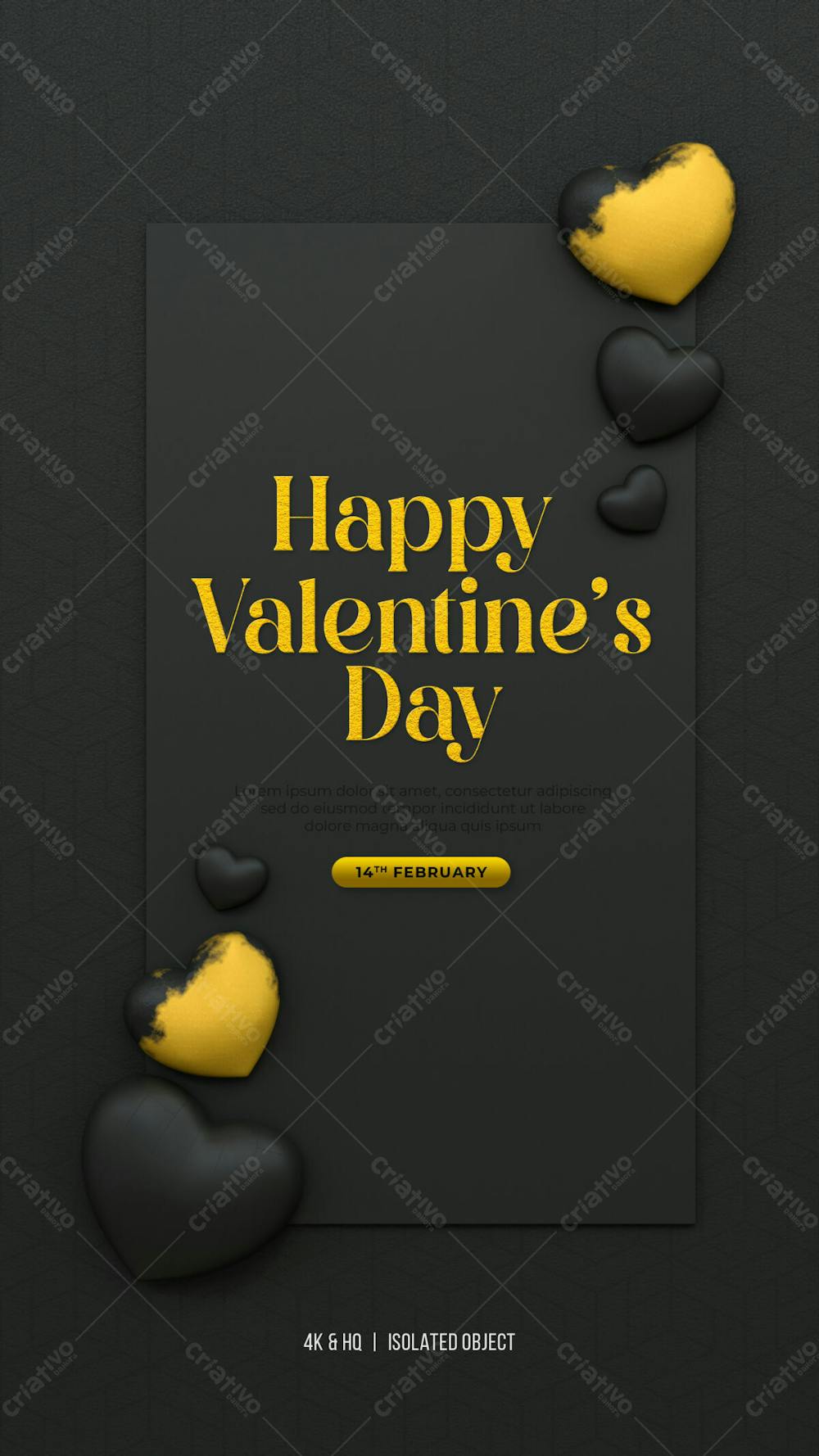 Happy Valentine&#39;S Day Instagram Or Social Media Post Story Day