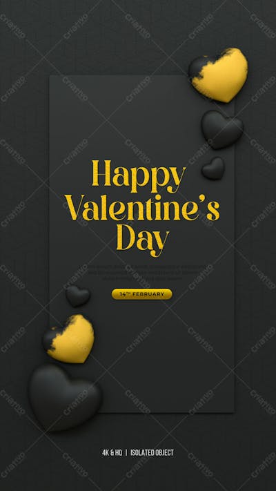 Happy Valentine&#39;S Day Instagram Or Social Media Post Story Day