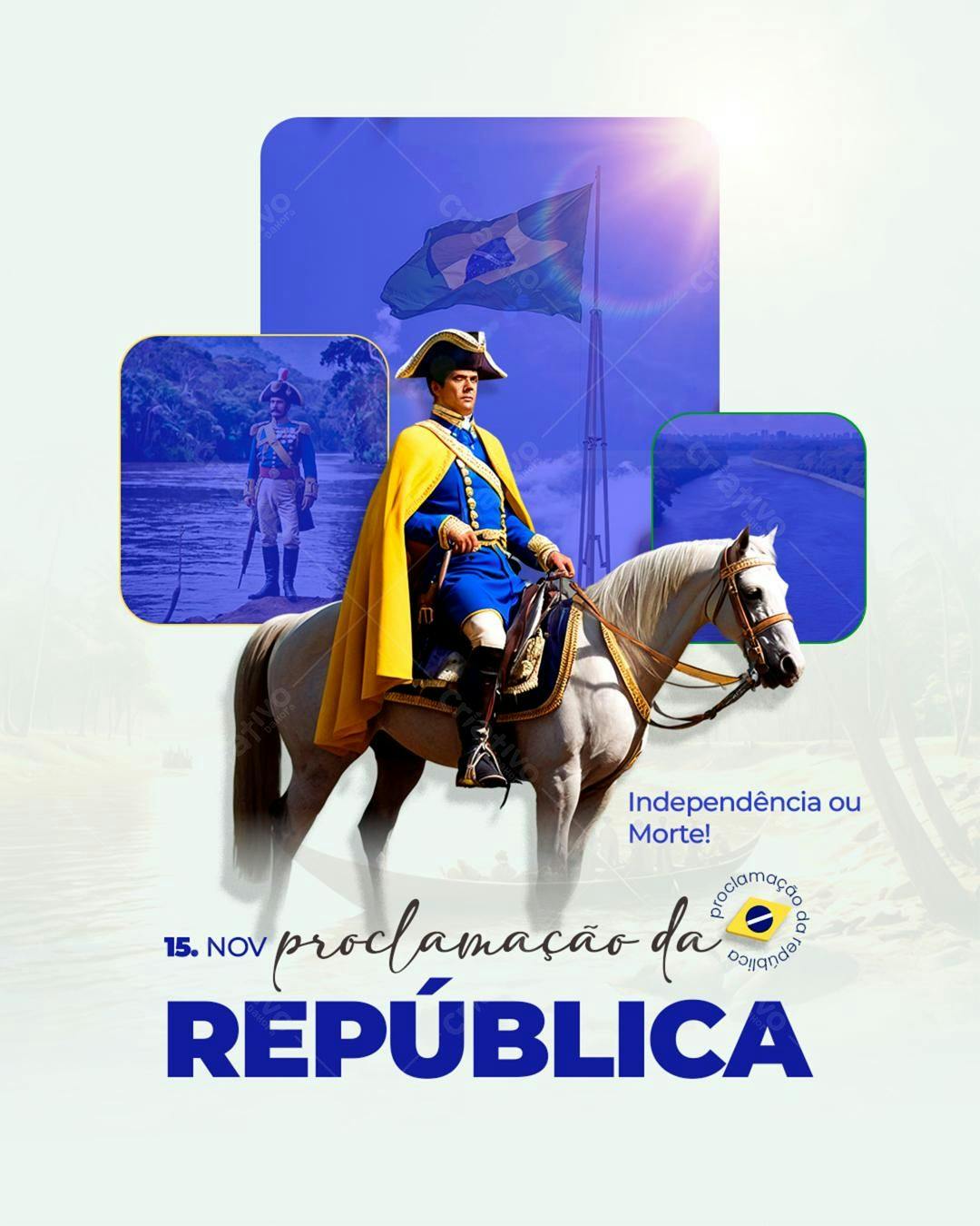 Flyer Proclamação da República PSD Editável