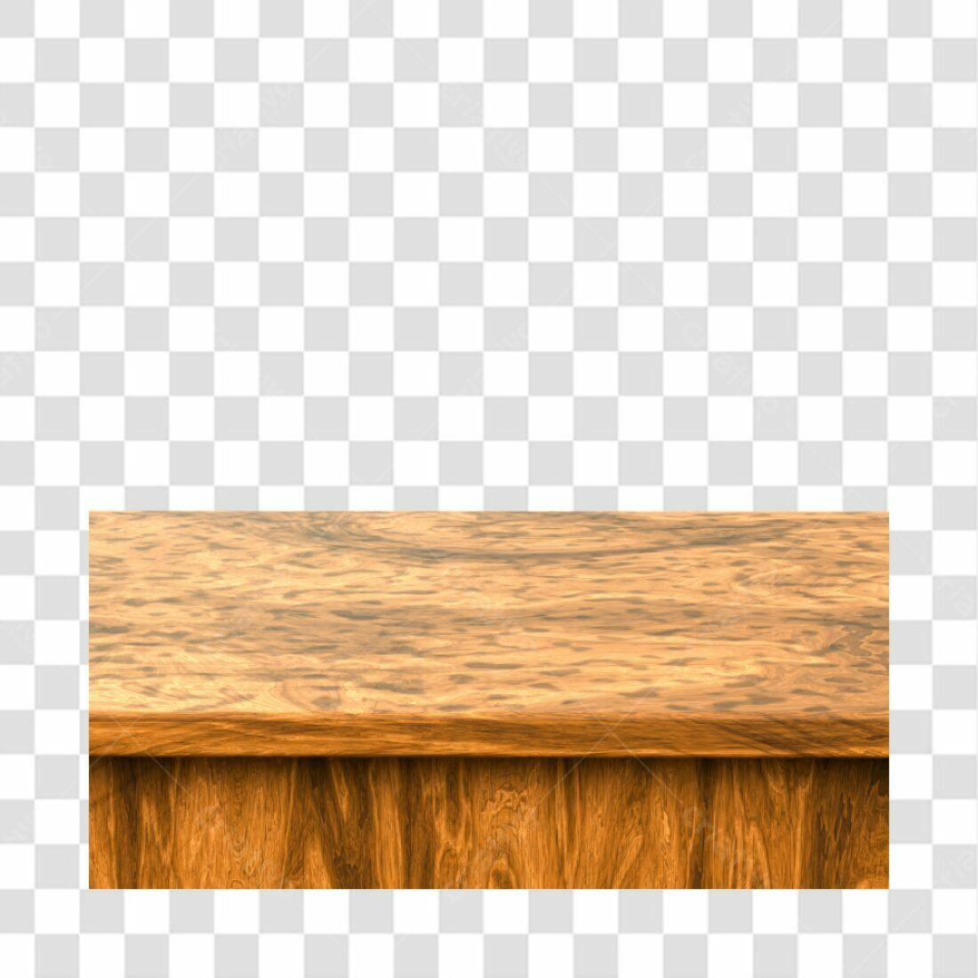 Mockup Madeira PNG com fundo transparente