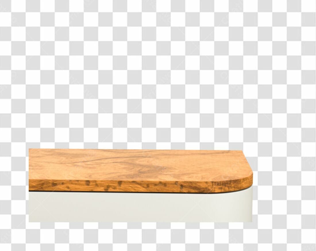 Mockup Mesa de Madeira PNG com fundo transparente