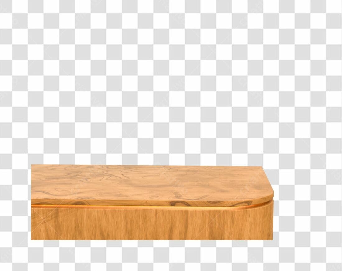 Mockup Mesa Madeira PNG com fundo transparente